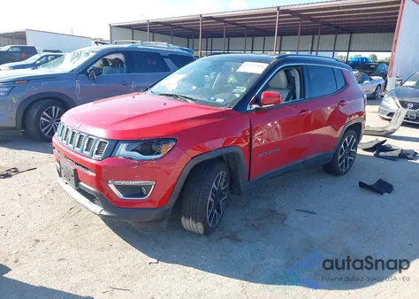 2018 Jeep Compass Limited Fwd from USA, damaged, VIN 3C4NJCCB0JT375411